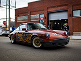 Low End Garage Chicago Porsche 911 leaving Midwest Performance Cars