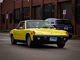 Yellow Porsche 914