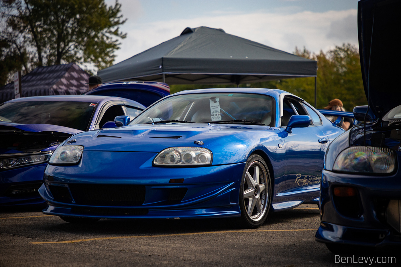 JDM Mk4 Toyota Supra at Kane County Cougars Stadium