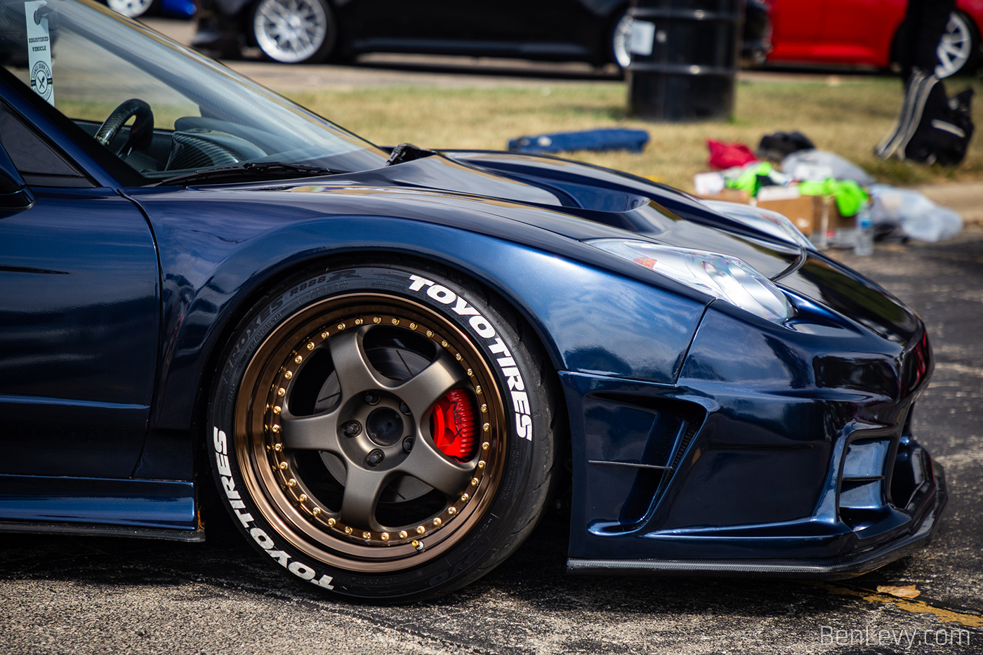 Acura NSX with Wide Body Kit