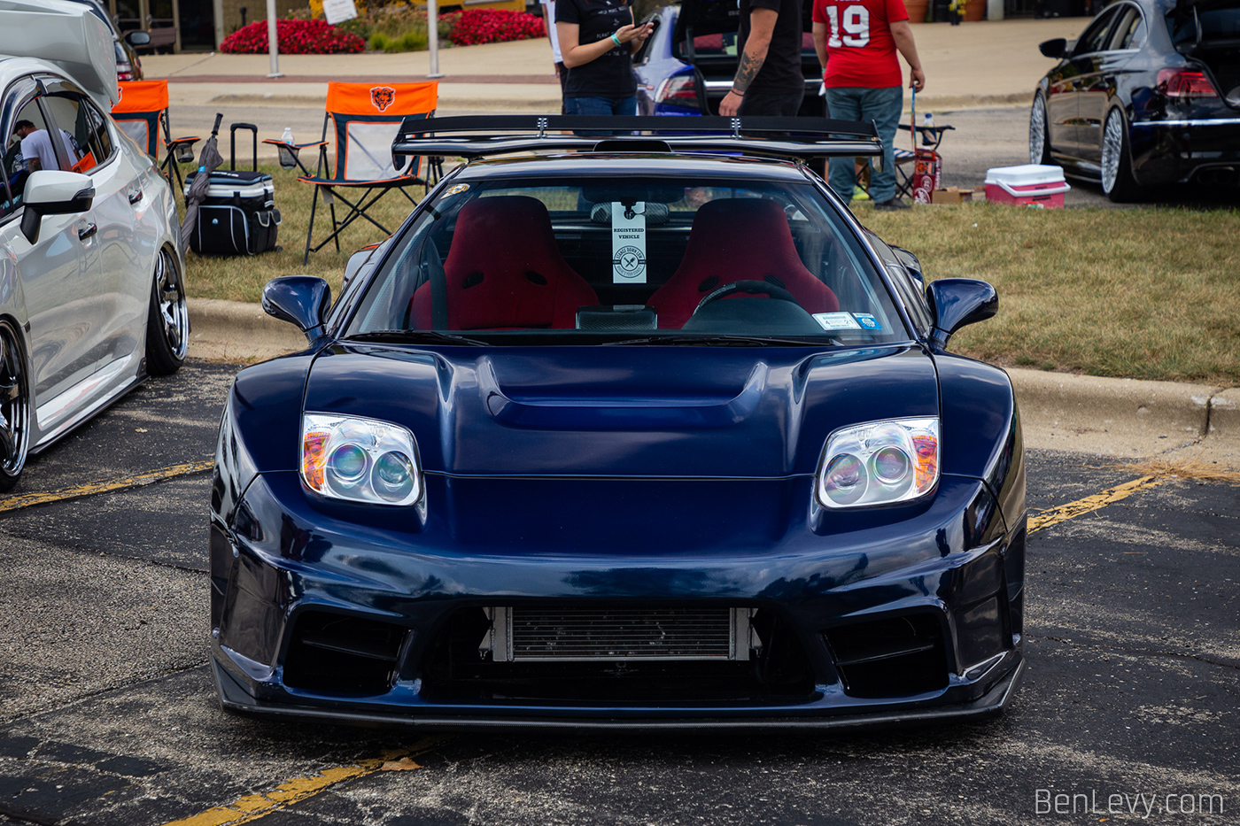 Front of Wide-Body Acura NSX