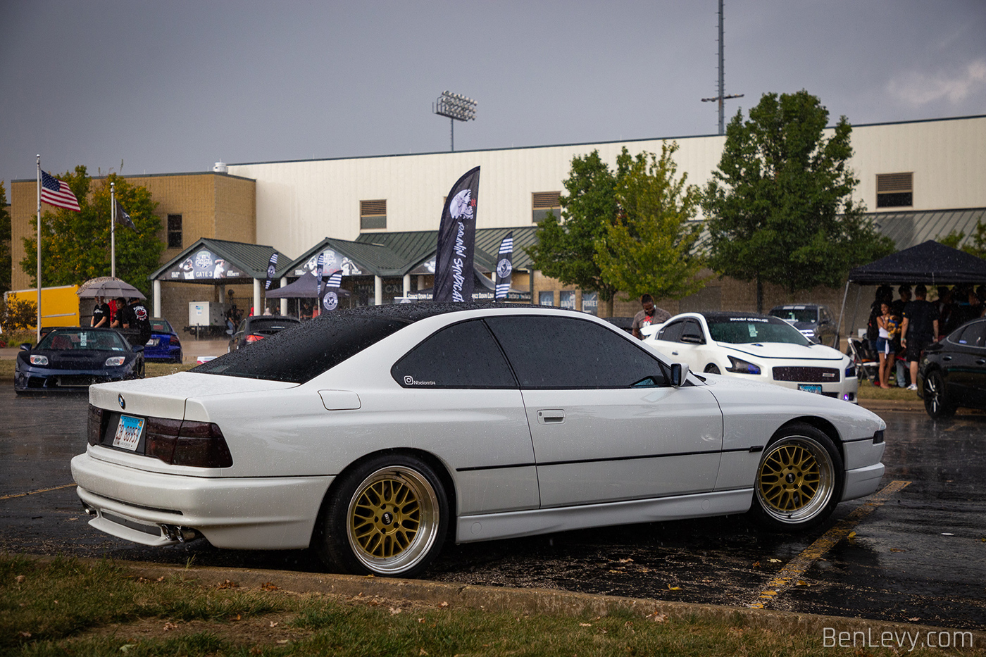 White BMW 8 Series Coupe