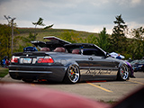 Slammed BMW 325i at Tuner Fest