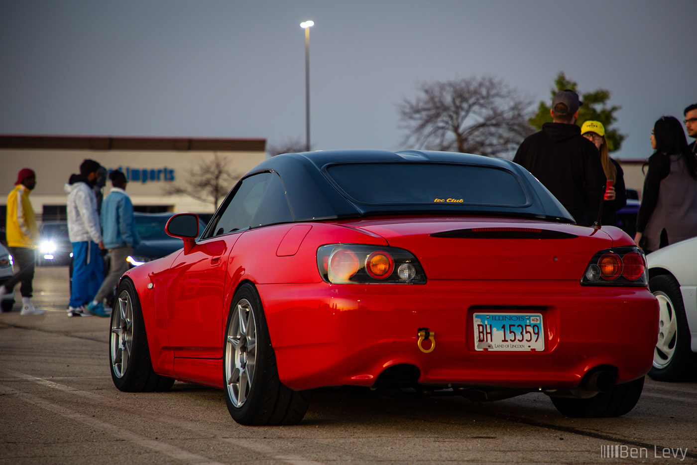 Red Honda S2000 at Tuners and Tacos Meet