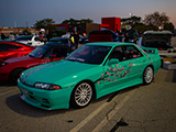 Teal, Iced Tea Nissan Skyline Sedan