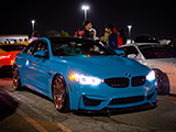Yas Marina Blue BMW M4 GTS