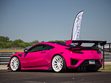 Pink Acura NSX at Autobahn Country Club