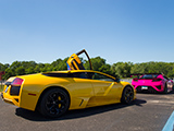 Yellow Murcielago and Pink NSX