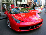 Red Ferrari 458 Italia