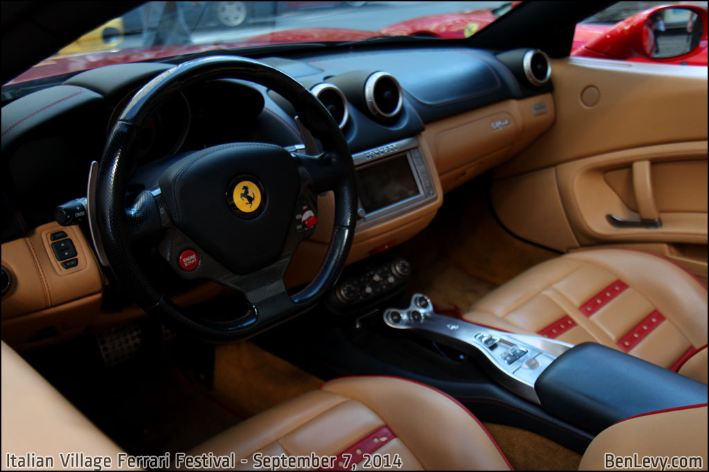 Ferrari California interior - BenLevy.com