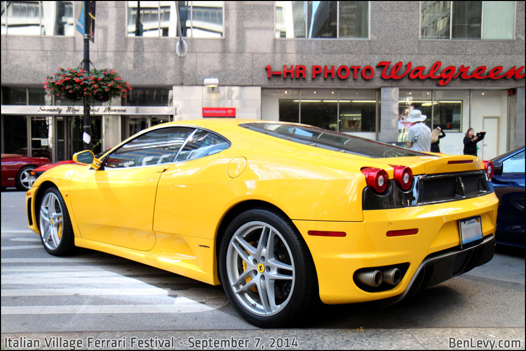 Yellow Ferrari F430