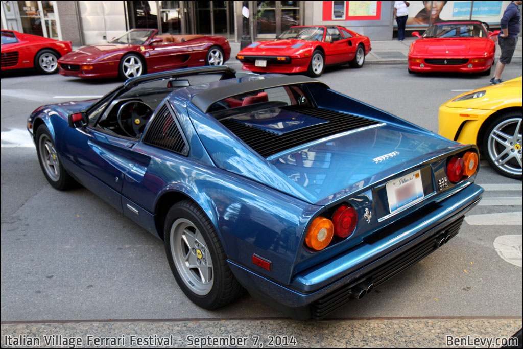 Blue Ferrari 328 GTS