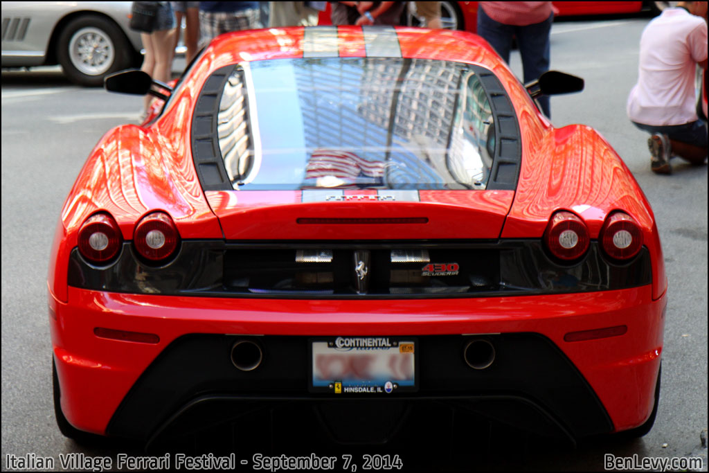 Red Ferrari 430 Scuderia Rear