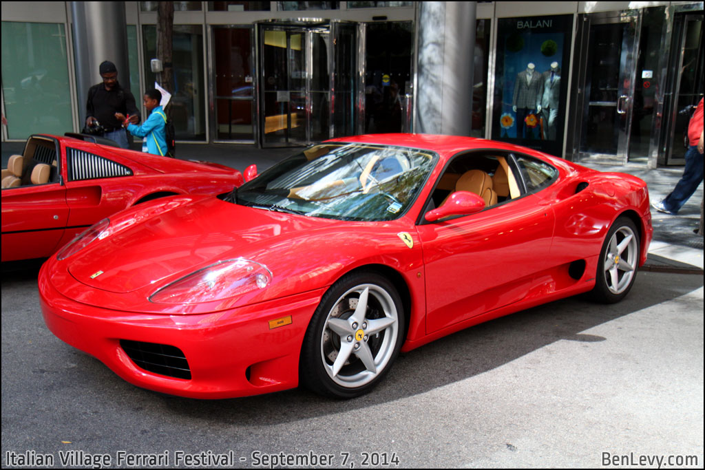Red Ferrari 360 Modena