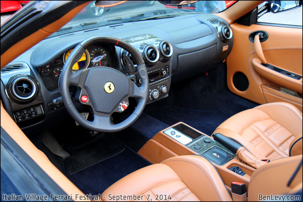 Ferrari F430 Spider interior - BenLevy.com