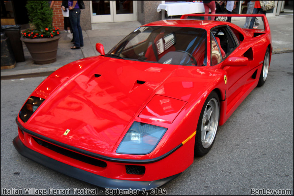 Red Ferrari F40