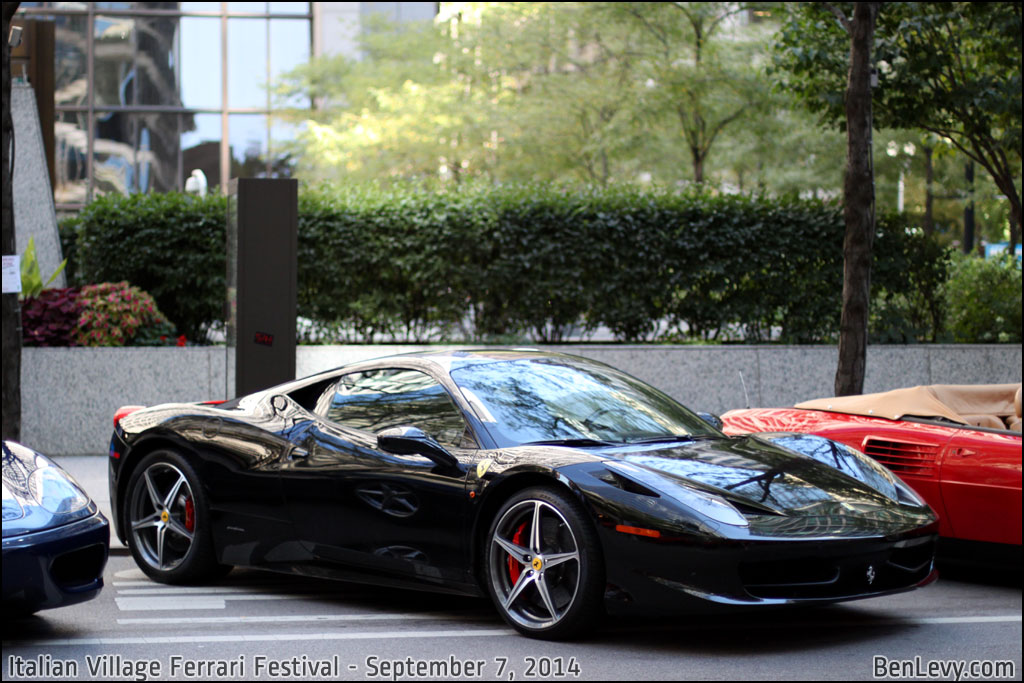 Black Ferrari 458