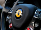 Ferrari 458 Italia Steering wheel detail