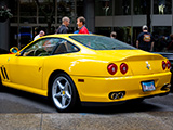 Yellow Ferrari 550 Maranello