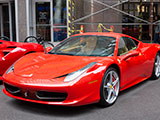 Red Ferrari 458
