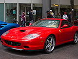 Red Ferrari 550 Maranello