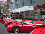 Ferraris outside of Italian Village in Chicago