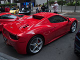 Red Ferrari 458 Spider