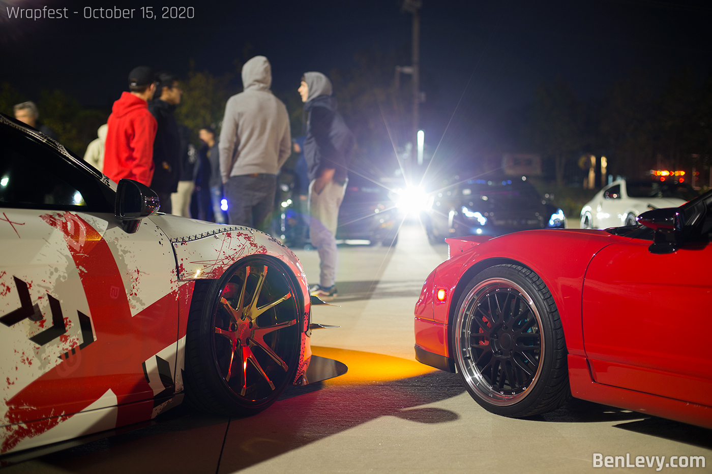 R8 and NSX at Wrapfest