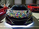 Acura NSX with under car lights