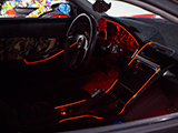 Red Interior Lighting in Acura NSX