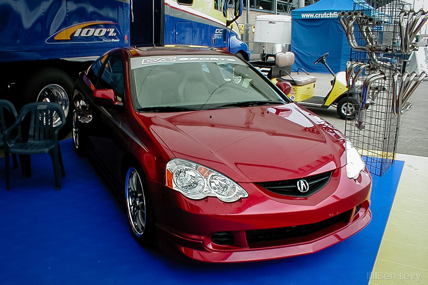 Red Acura RSX from DC Sports