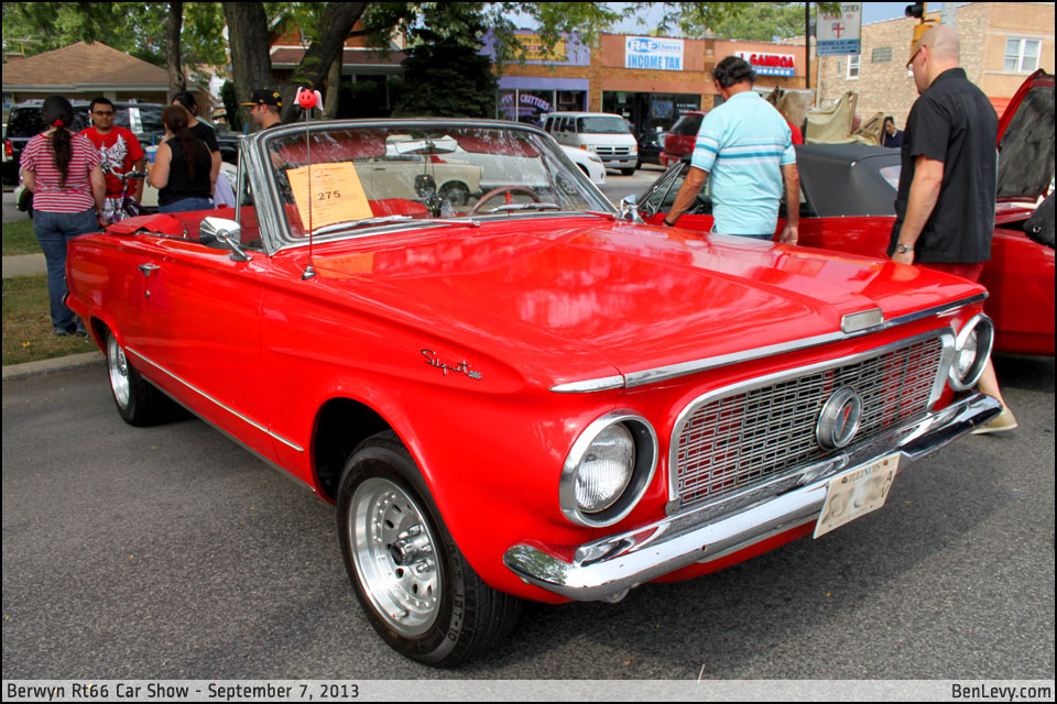 Red 1963 Plymouth Valient