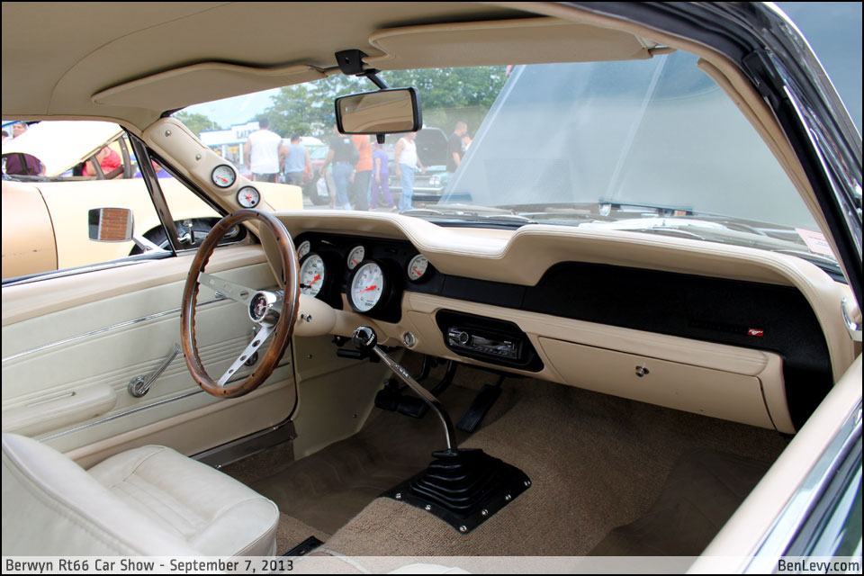 Classic Ford Mustang interior
