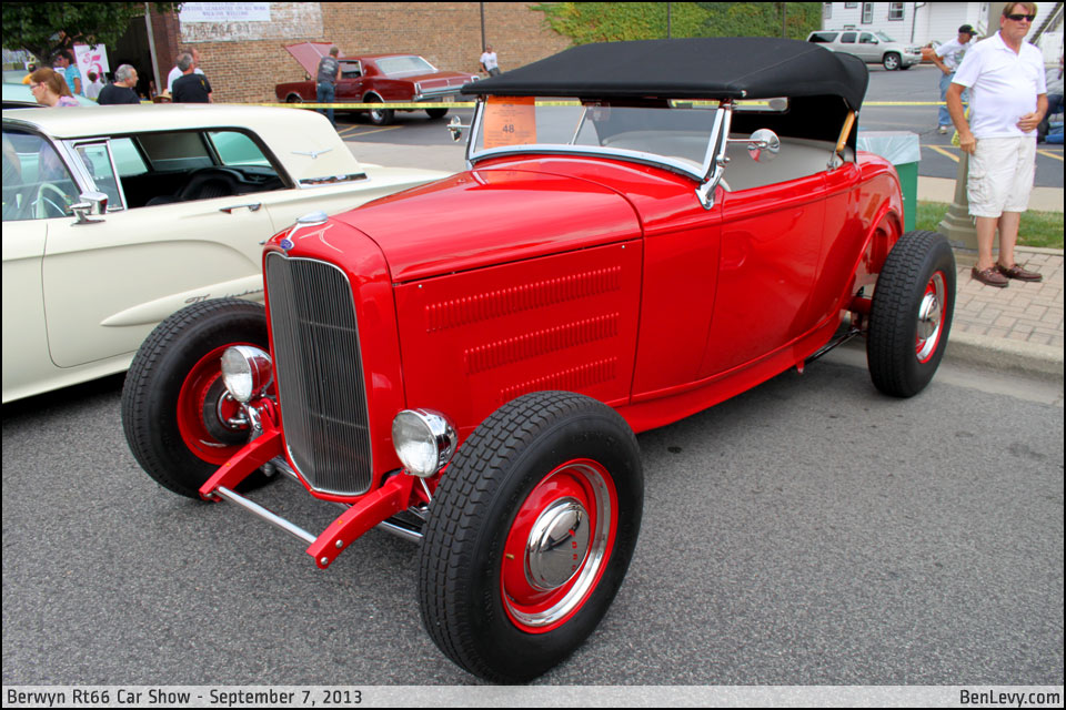 Red 1932 Ford