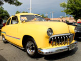 Yellow 1950 Ford Custom