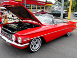 Red Oldsmobile Dynamic 88 Convertible