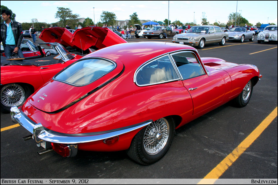 Red Jaguar E-Type