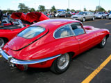 Red Jaguar E-Type