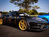 Black Lotus Evora with Crown Rally Stickers