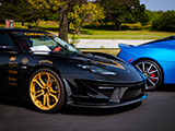 Black Lotus Evora at the British Car Festival