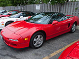Original Acura NSX in red