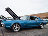 Blue Mercury Cougar GT
