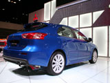 Blue Lancer Ralliart Sportback