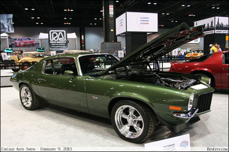Green 1970 Chevy Camro