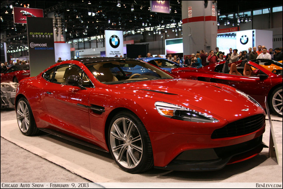 Aston Martin Vanquish in Red Lion