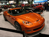 C6 Corvette Z06 in Inferno Orange Metallic