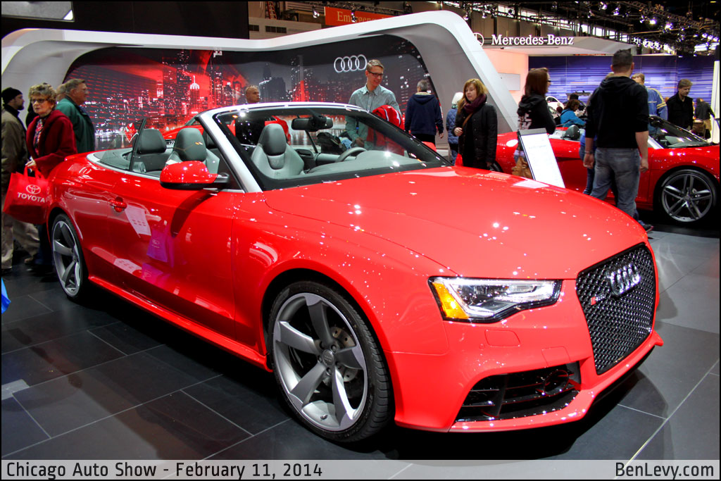 Red Audi RS 5 Cabriolet