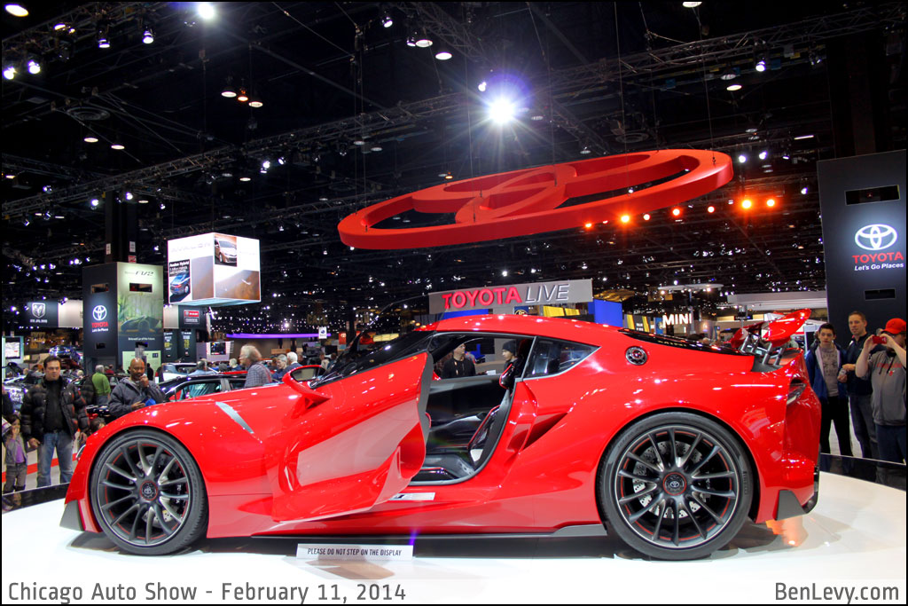Red Toyota FT-1 concept
