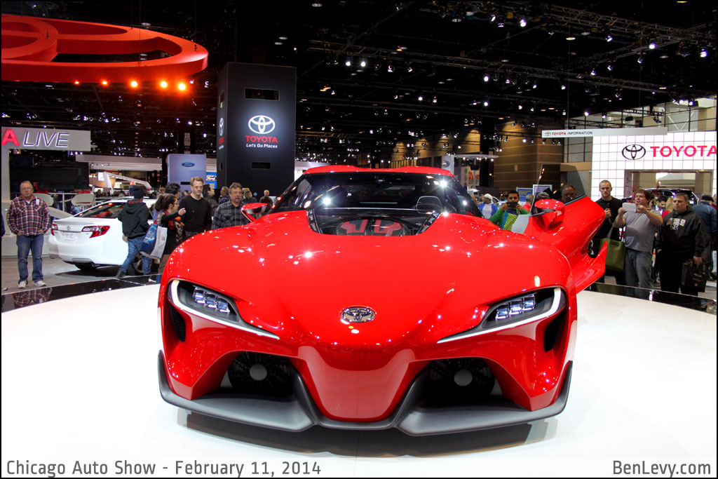 Front of the Toyota FT-1 concept