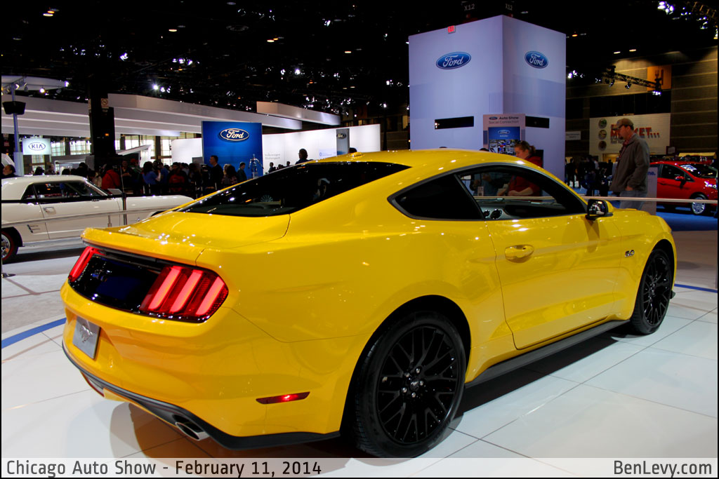 Yellow 2015 Ford Mustang 5.0